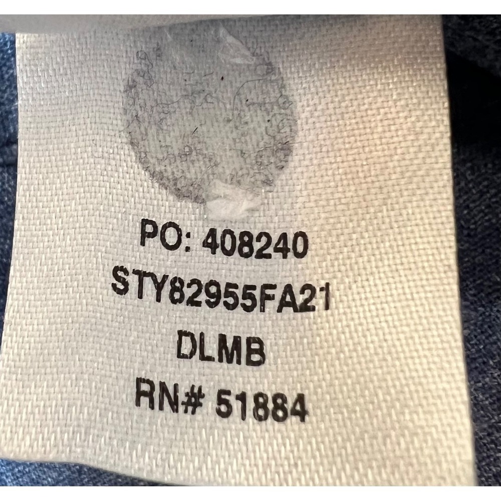 Patagonia Womens Hampi Rock Pants Sz Small Blue Hemp Blend Jogger Pull On - Picture 8 of 10